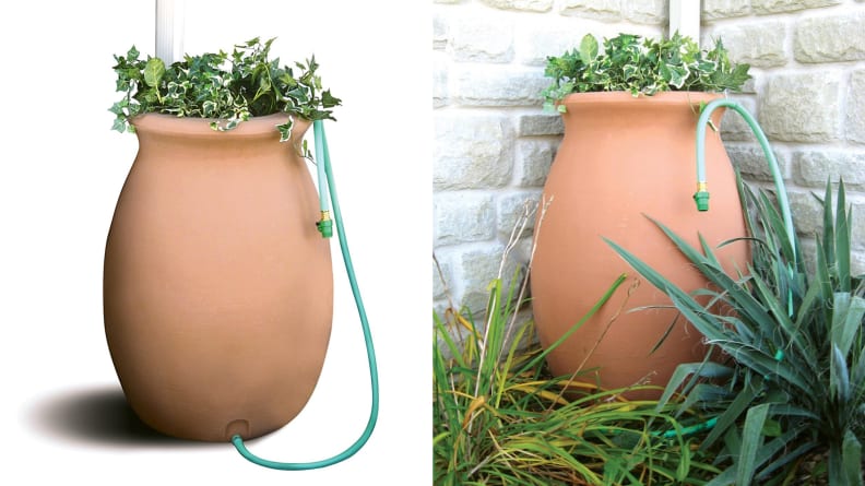Algreen Rain Barrel Planter
