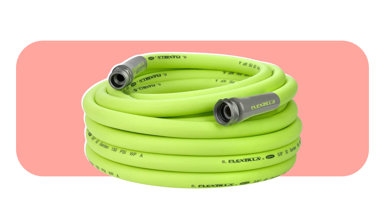 Product shot of the Flexzilla Lightweight Garden Hose.