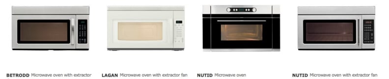 UPPSEENDE Over-the-range convection microwave, Stainless steel - IKEA