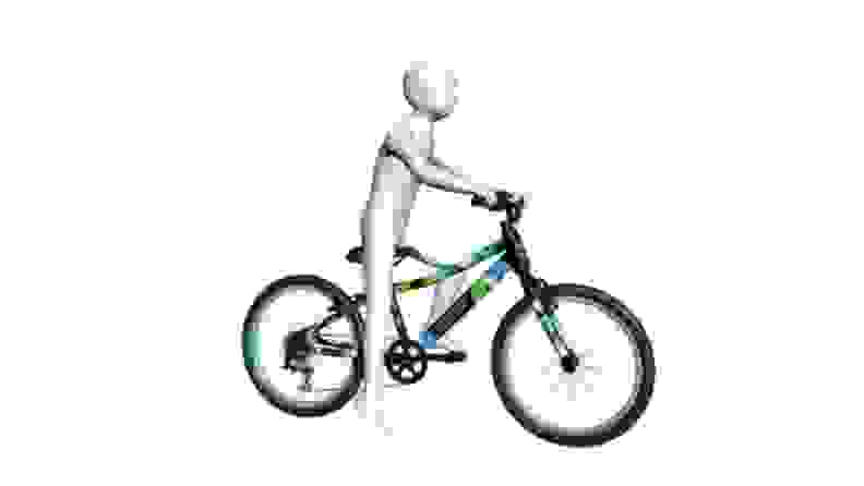 An avatar on a Guardian Kids Bike