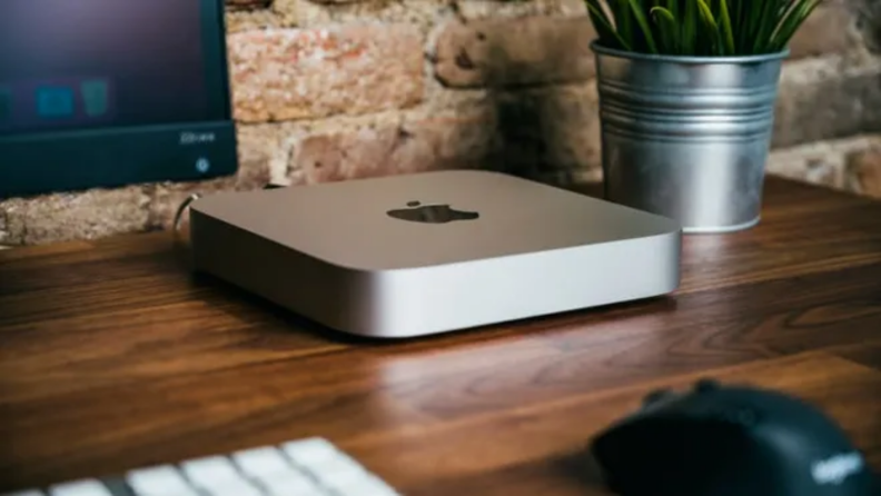 Mac Mini on a desk