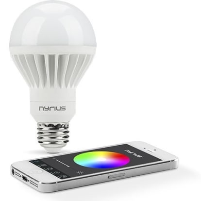 Product Image - Nyrius Wireless Smart LED Multicolor Light Bulb