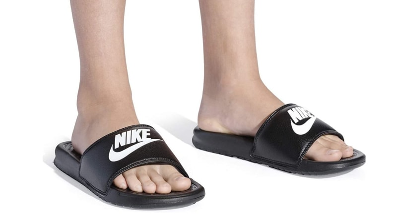 2 band nike slides