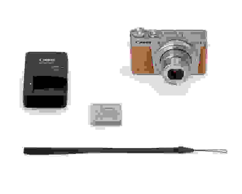 The Canon G9 X Mark II will ship with the usual crop of camera accessories.