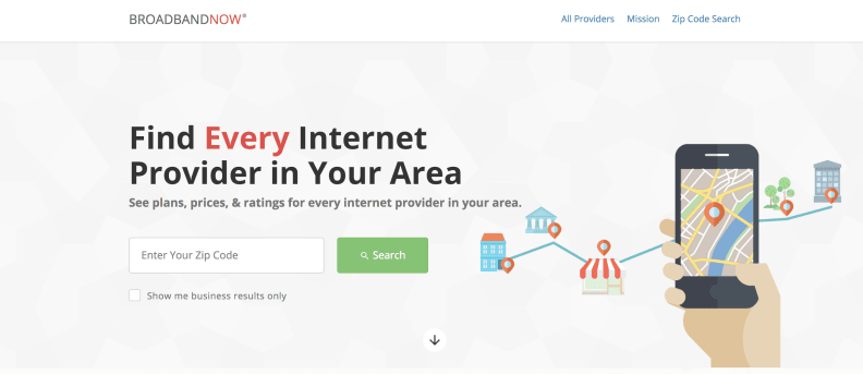 BroadbandNow.com is a really useful site for comparing internet and cable providers in your area.