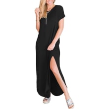 Product image of Anrabess Women's Casual Loose Short Sleeve Long Dress