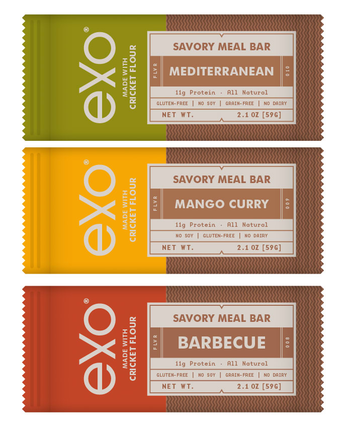 Exo savory meal bars