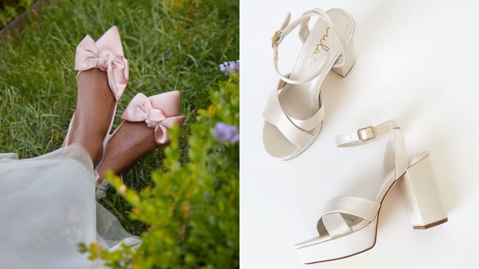 Step into one of the ten most comfortable wedding shoes.