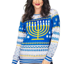 Product image of Tipsy Elves Hanukkah Sweater