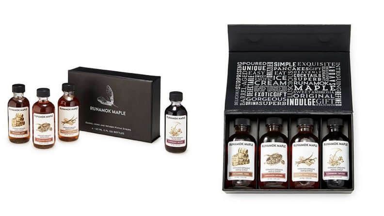 Maple syrup set available on Uncommon Goods