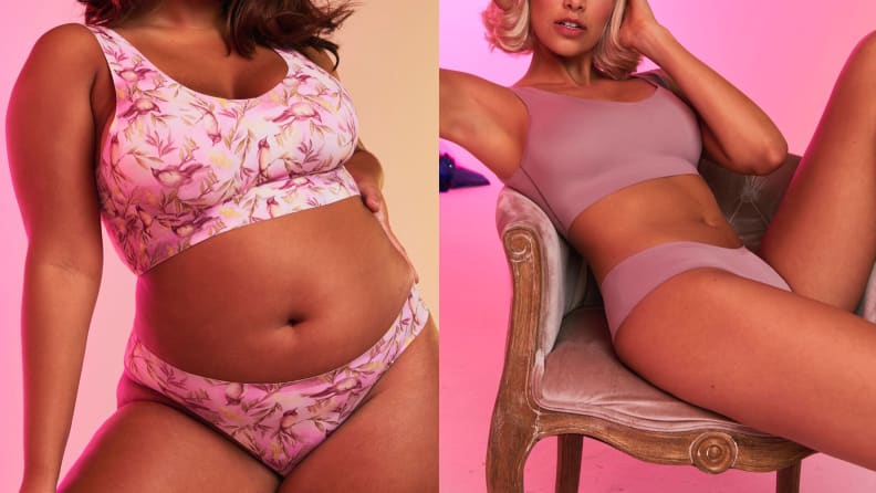 Two women in underwear