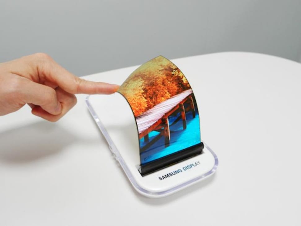 Samsung's currently working on a smartphone that folds like origami.