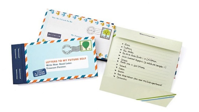 A few letters in envelopes