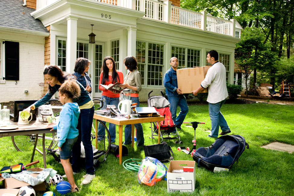 Yard sales are a great way to get rid of stuff you don't want