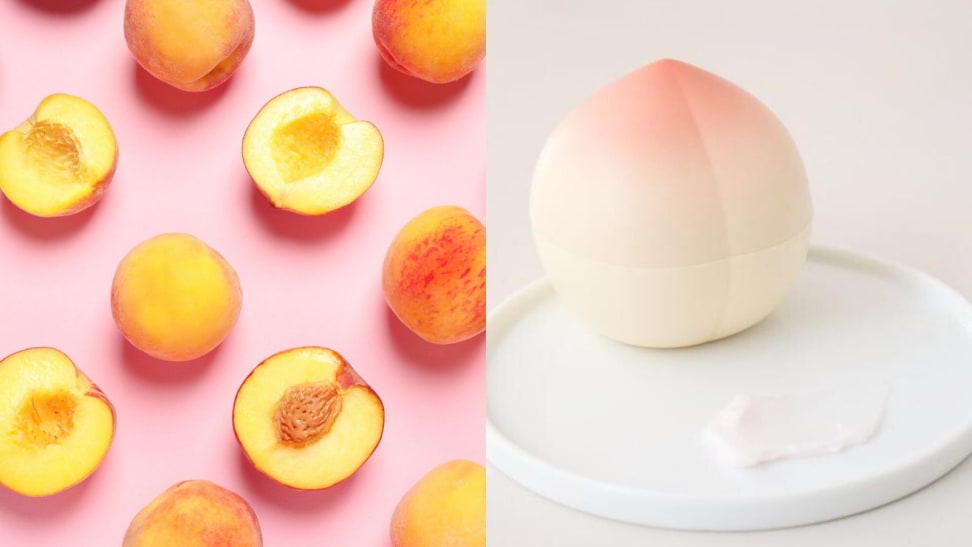 I'm obsessed with this peach hand cream