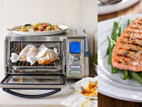 Cuisinart steam oven with salmon