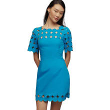 Product image of By Anthropologie Cutwork Mini Shift Dress