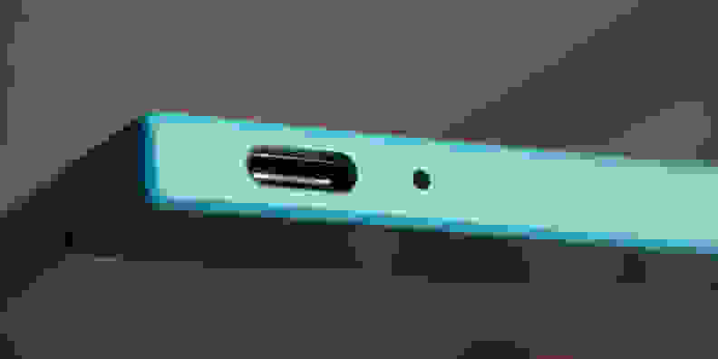 The Robin's USB Type-C port