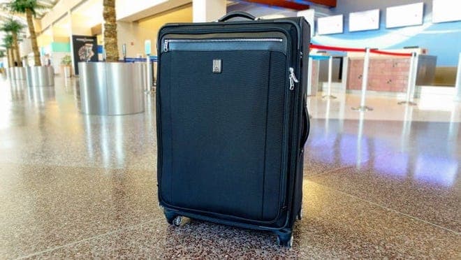 suitcase in airport