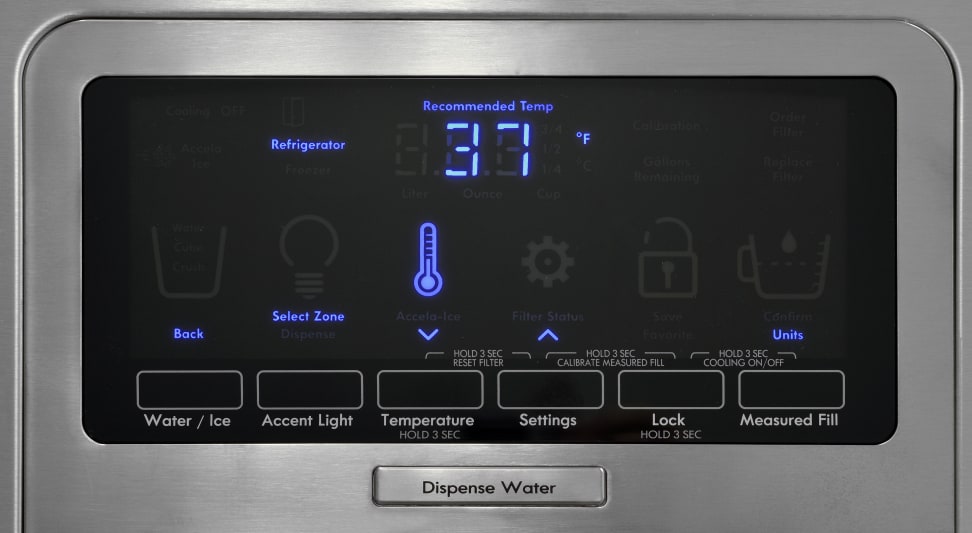 Kenmore Elite 51773 Controls