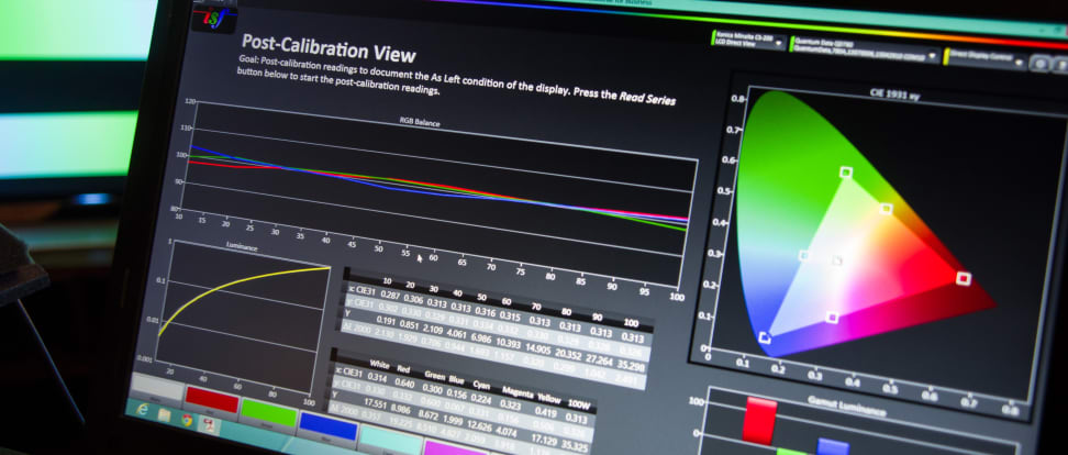 An ISF calibration in process