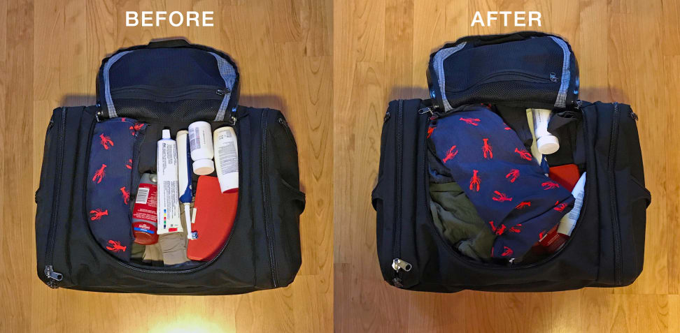 Bag: Before and After Shaking