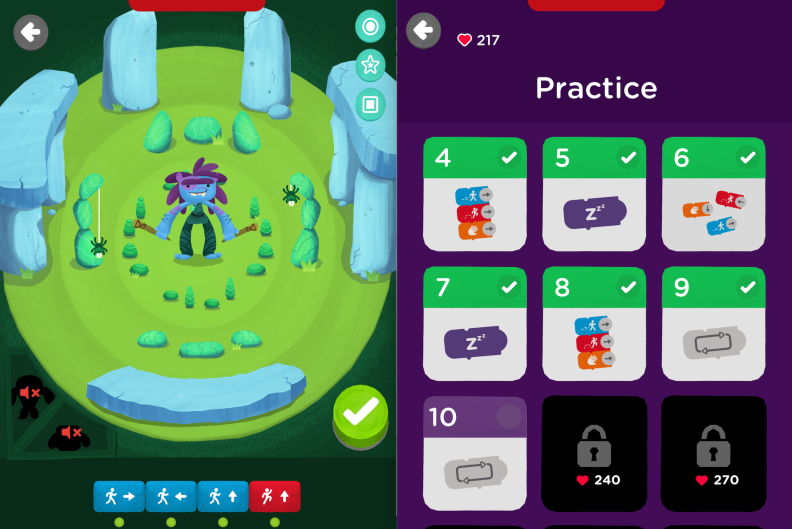 In Osmo Coding Jam, you have to proceed through lessons to unlock more coding blocks.