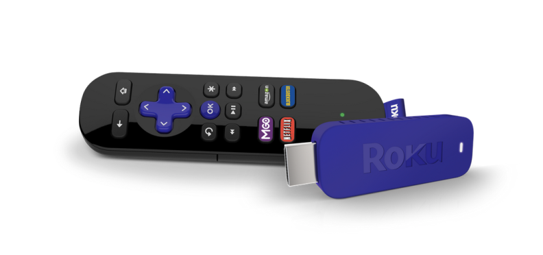 Roku's Streaming Stick also includes a remote, but it has dedicated buttons for certain streaming services.