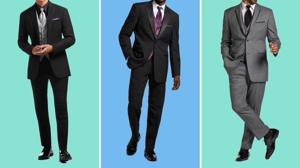 Joseph & feiss shop black notch lapel