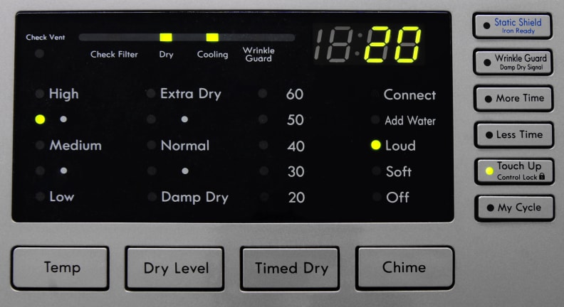 The Kenmore 81383 is as customizable as any other higher-end dishwasher we've seen, but its actual set of extra features is pretty slim.