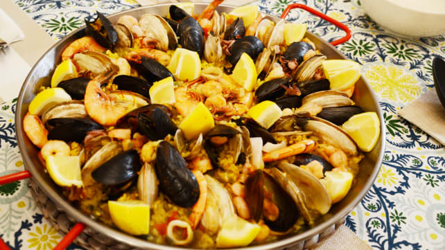 Paella recipe - final product