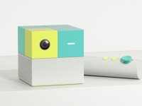 A Nex Playground box and remote
