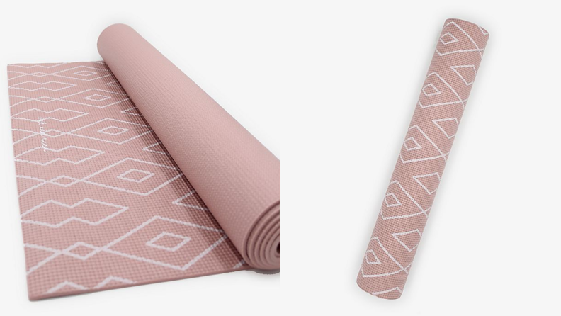 A yoga mat