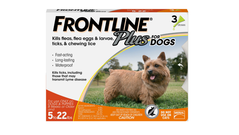 An image of Frontline Flea and Tick medicine.