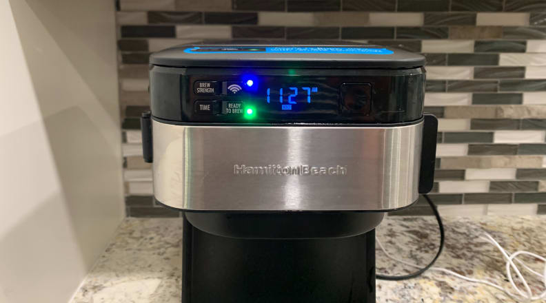 Hamilton Beach Works with Alexa Smart Coffee Maker, Programmable