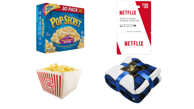 Movie Night Gift Basket