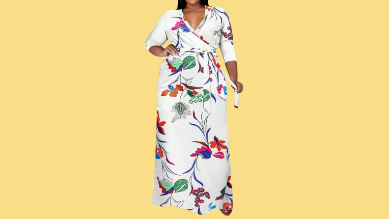 Floral Wrap Maxi