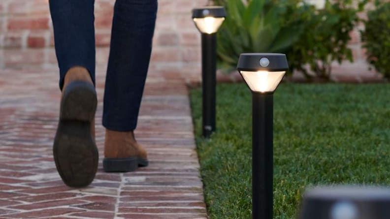 These quaint lights will welcome guests to your home at night.