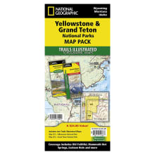 Product image of Yellowstone and Grand Teton National Parks Map Pack Bundle (National Geographic Trails Illustrated Map)  
