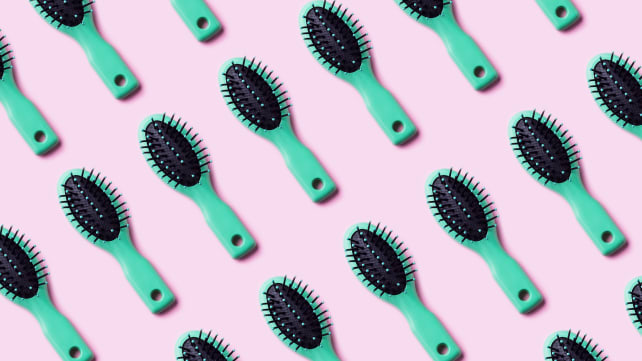 Plastic-hairbrushes