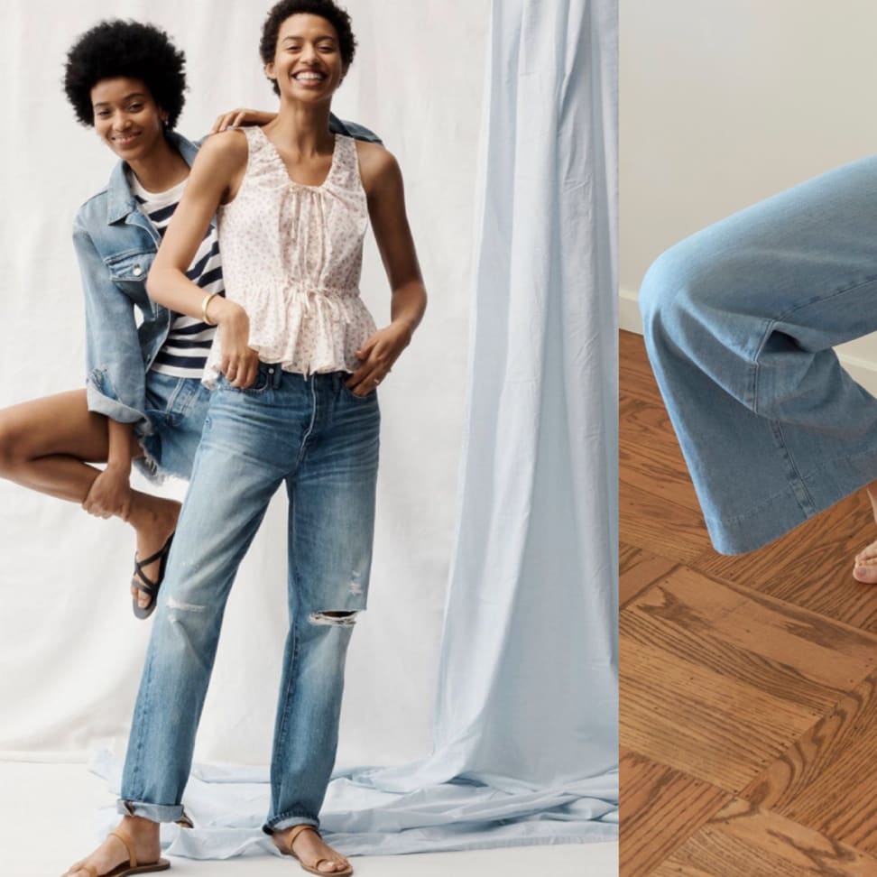 How I'm Stying Good American Palazzo Jeans, My Fav Flare Denim