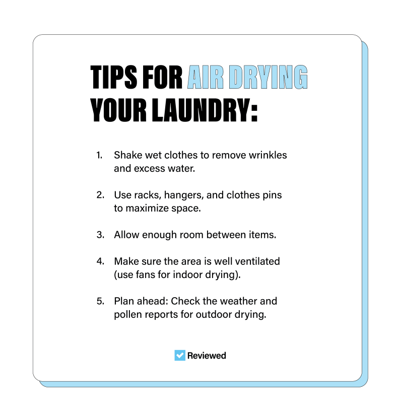 Tips for air drying your laundry