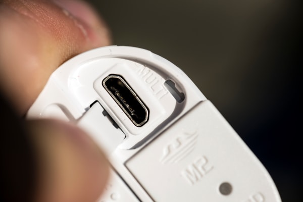 The multi USB is used to charge or connect the camera to remove files.