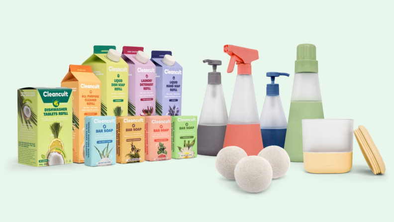 Outfit their new digs with sustainable (yet effective) cleaning products.