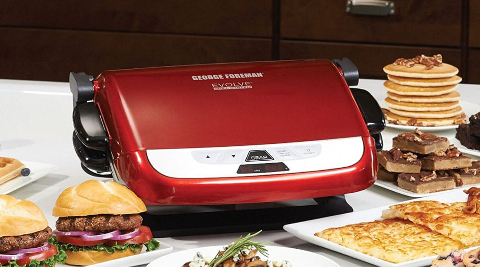 Don't miss your chance to grill this summer—this George Foreman countertop grill is only $72 right now