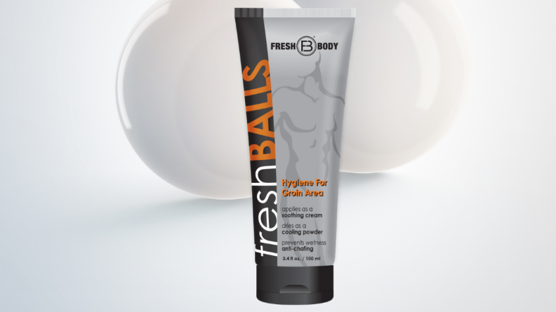 Stop chaffing and wetness with the Fresh Balls Lotion.