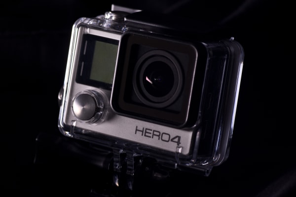 A photograph of the GoPro Hero 4 Silver's case.
