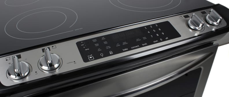 Frigidaire range control panel
