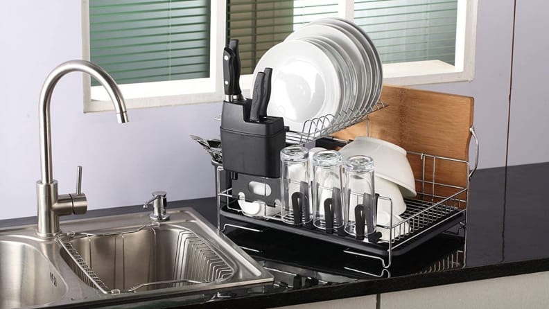 Premium Dish Rack Clean Dorm Essentials