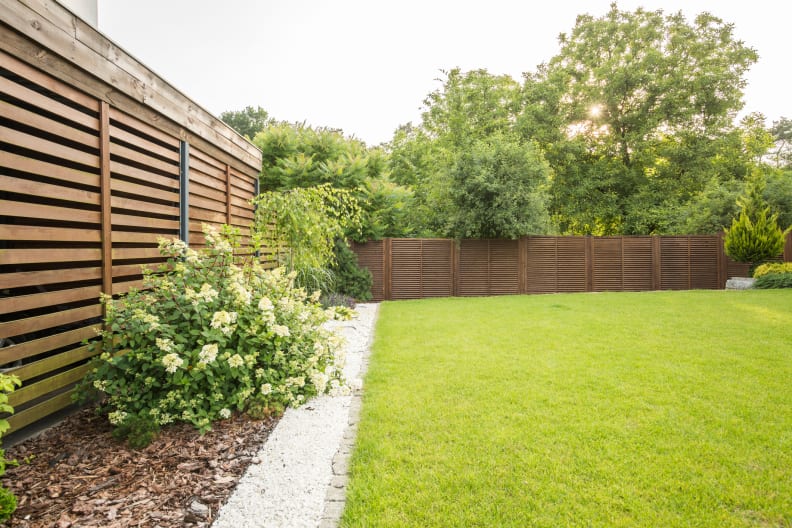 Fenced in yard